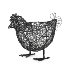 Panier à œufs poule