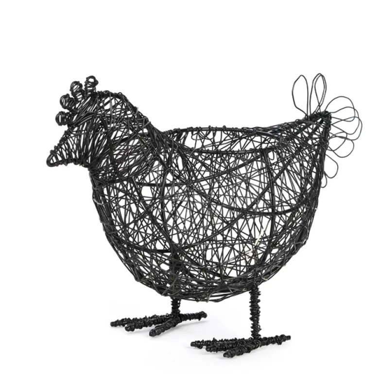 Panier à œufs poule