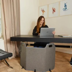 Panneau chauffant pliable bureau - 3 températures - chauffage d'appoint