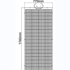 Panneau solaire flexible 250w