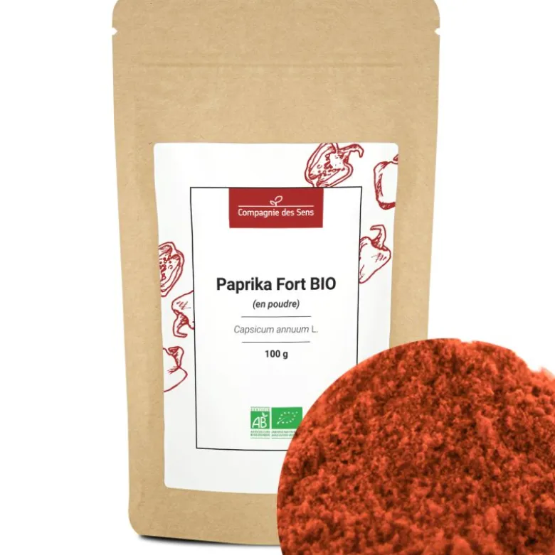 Paprika fort de hongrie bio - 100g - en poudre
