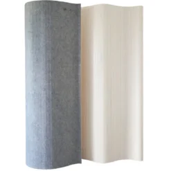 Paravent bambou 195 x 250 cm blanc