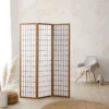 Paravent homestyle4u marron