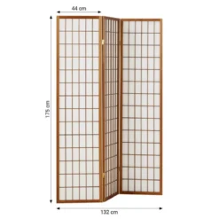 Paravent homestyle4u marron