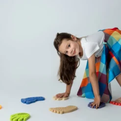 Parcours sensoriel montessori pieds