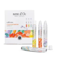 4 parfums corps bio - coffret roll-on