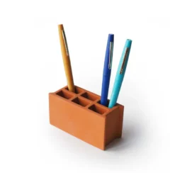 Parpaing - pot à crayons terracotta