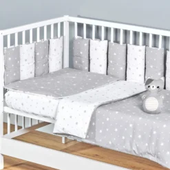 Parure bébé réversible coton stella