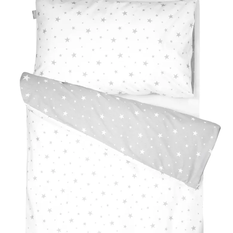 Parure bébé réversible coton stella