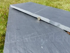 Pas japonais ardoise rect 100x30