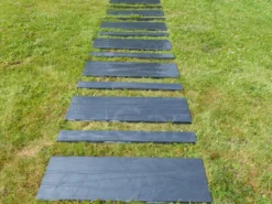 Pas japonais ardoise rect 100x30