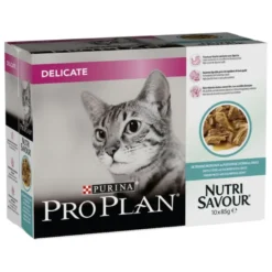 Patee chat delicate sauce adult poisson - purina proplan
