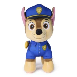 Pat patrouille - peluche chase 25 cm