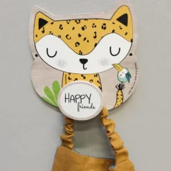 Patère murale enfant porte-manteau bois