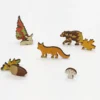 Paulette et sacha puzzle en bois renard