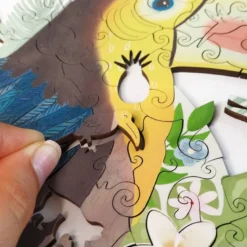 Paulette et sacha puzzle en bois toucan