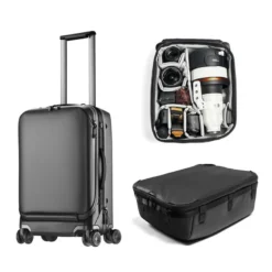Peak design pro creator bundle valise roller pro noir + camera cube xl