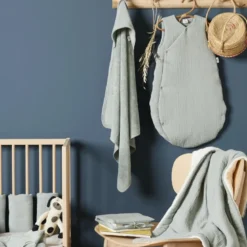 Peignoir bébé enfant capuche bambou