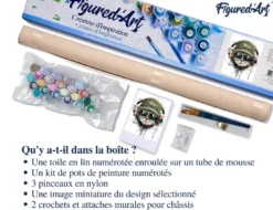 Peinture par numéro chat reste cool