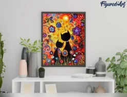 Peinture par numéro chats cartoon