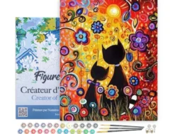 Peinture par numéro chats cartoon