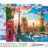 Peinture par numéro londres au printemps