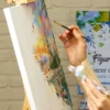 Peinture par numéro maison de campagne .