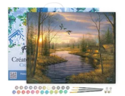 Peinture par numéro maison de campagne .