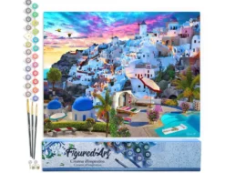Peinture par numéro paysage de grèce