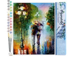 Peinture par numéro pluie romantique