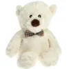 Peluche bouillotte ours blanc