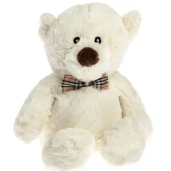 Peluche bouillotte ours blanc