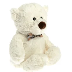 Peluche bouillotte ours blanc