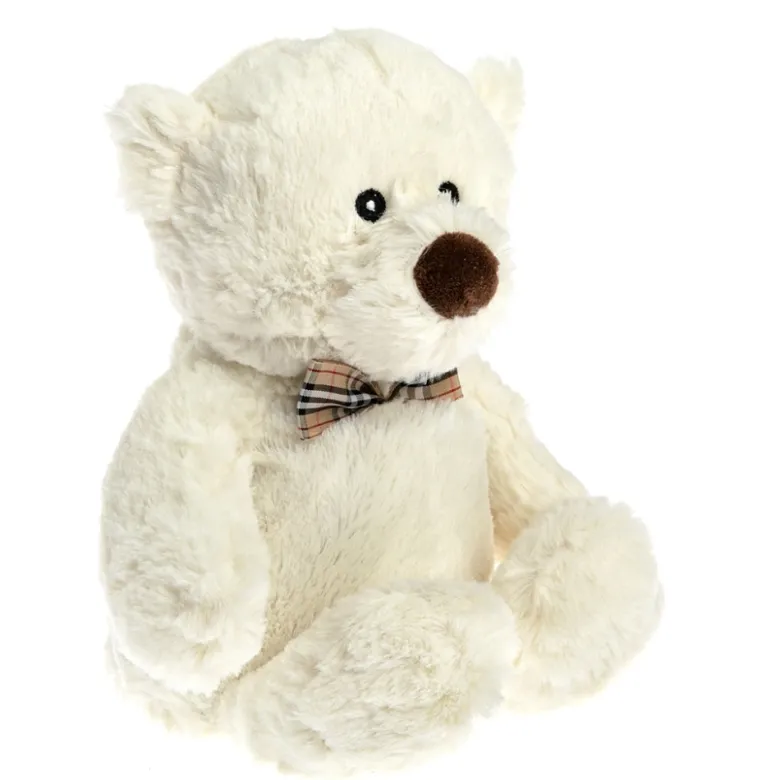 Peluche bouillotte ours blanc