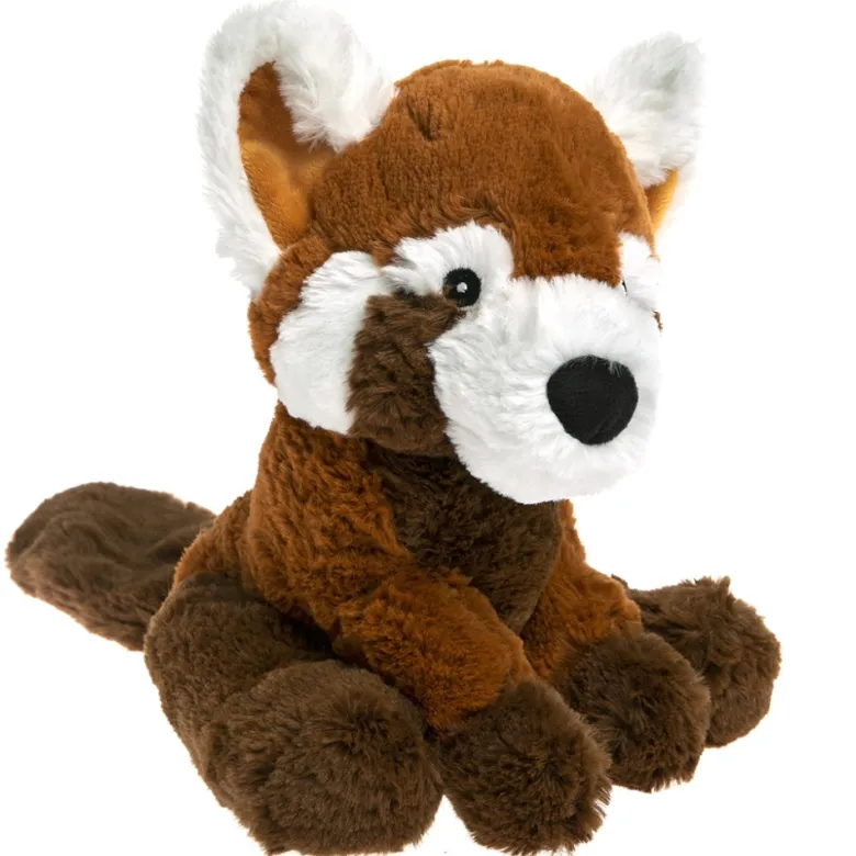 Peluche bouillotte panda roux