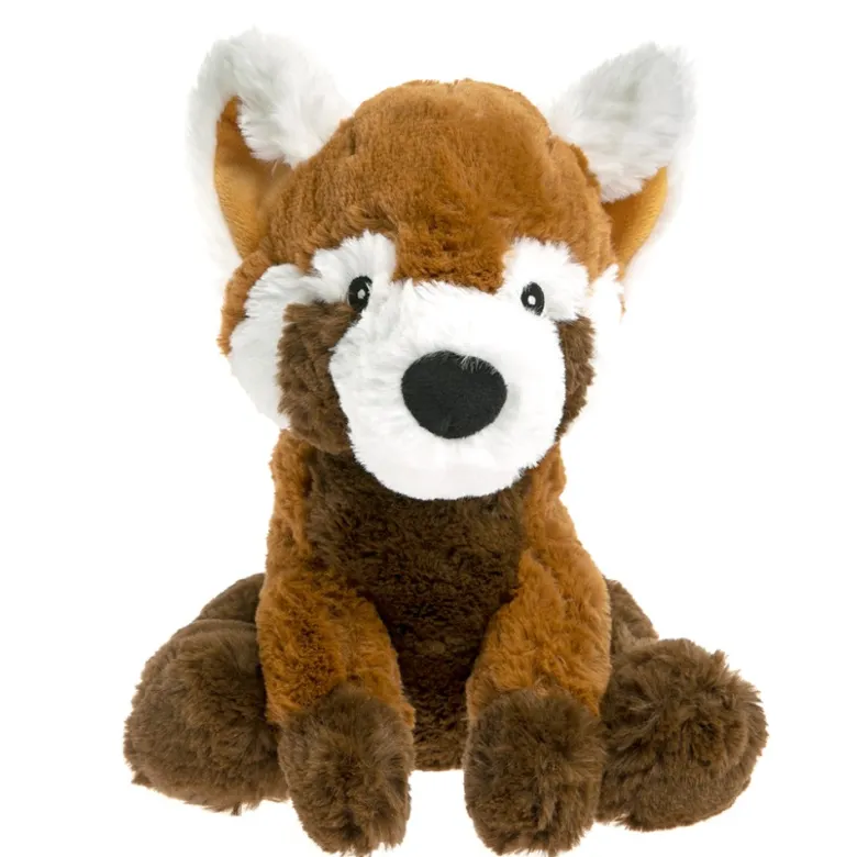 Peluche bouillotte panda roux