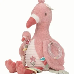 Peluche d'activités flamant rose safari friends (23 cm)