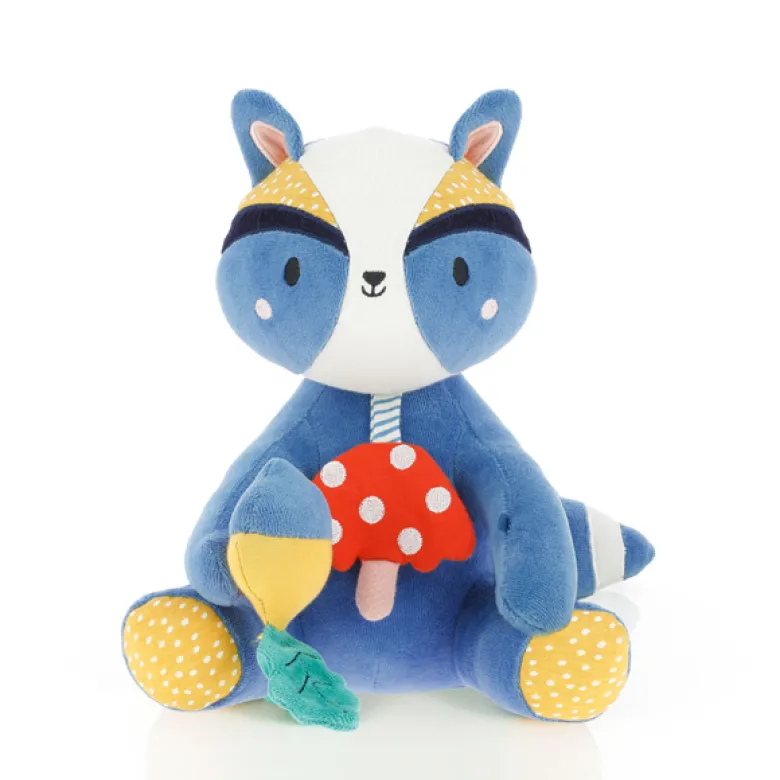 Peluche d'activités Gaston raton laveur