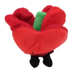 Peluche flipetz 2 en 1 cœur et fleur Flipetz Rouge
