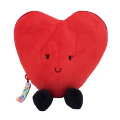 Peluche flipetz 2 en 1 cœur et fleur Flipetz Rouge
