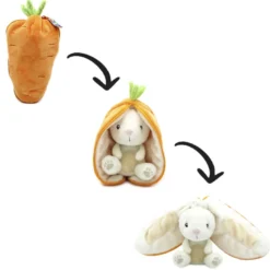 Peluche flipetz lapin carotte