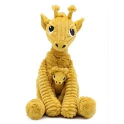 Peluche girafe maman et son bébé