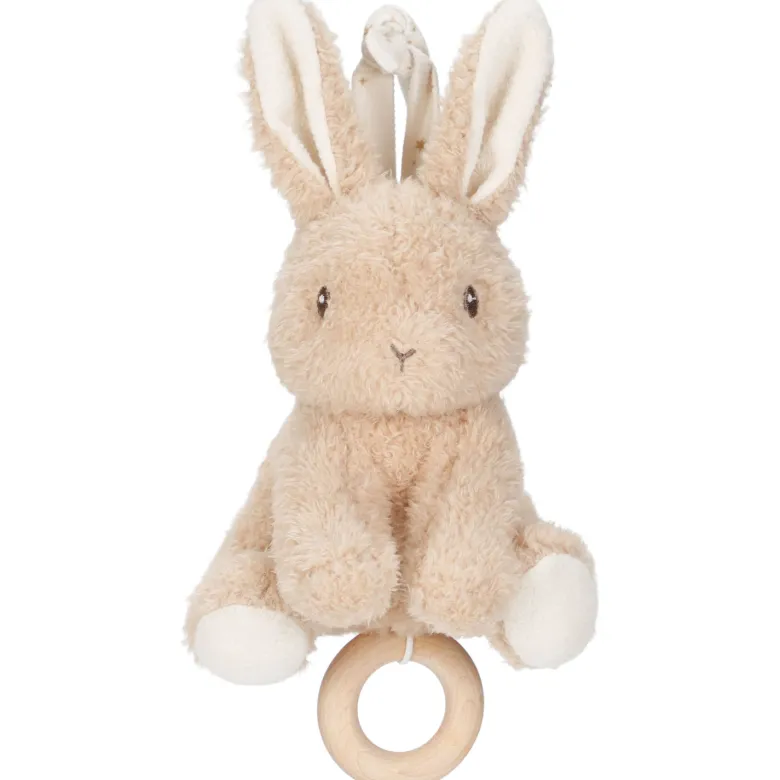 Peluche musicale à suspendre lapin newborn
