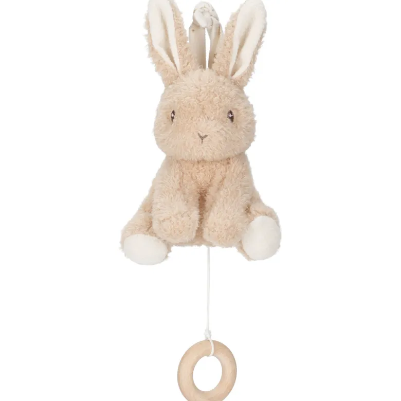 Peluche musicale à suspendre lapin newborn