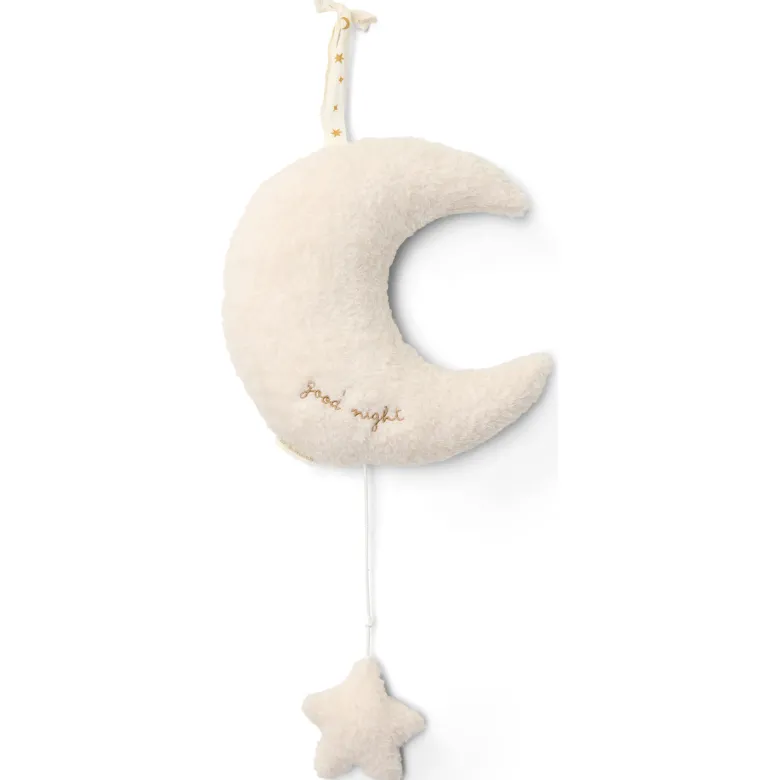 Peluche musicale à suspendre lune et étoile newborn