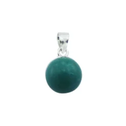 Pendentif en argent et turquoise