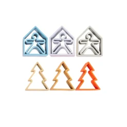 Personnages + maisons + arbres en silico