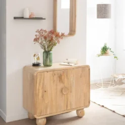 Petit buffet en bois de manguier horta