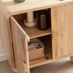 Petit buffet en bois de manguier horta