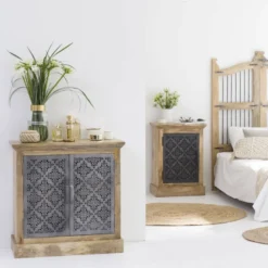 Petit buffet en bois de manguier sahara